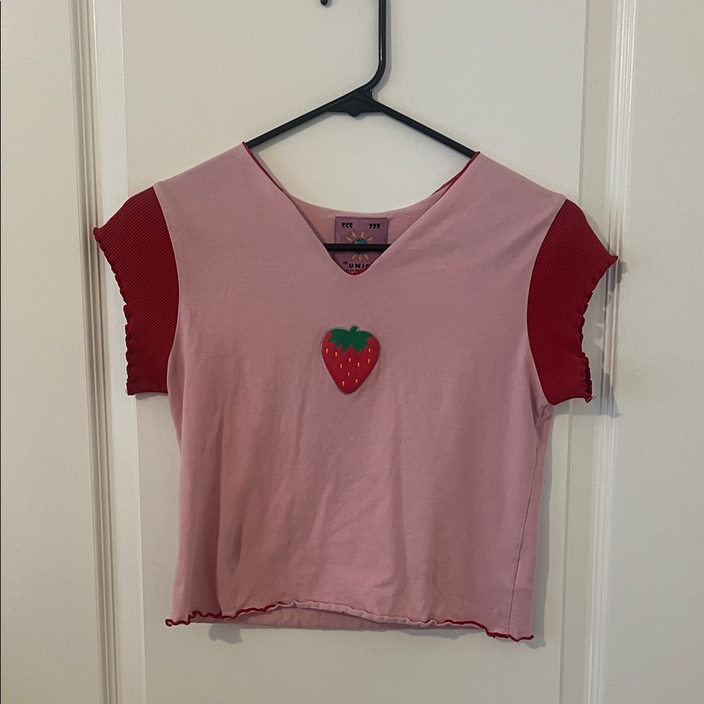 UNIF Strawberry Baby Tee